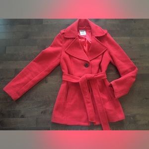 Red Old Navy Peacoat - XS